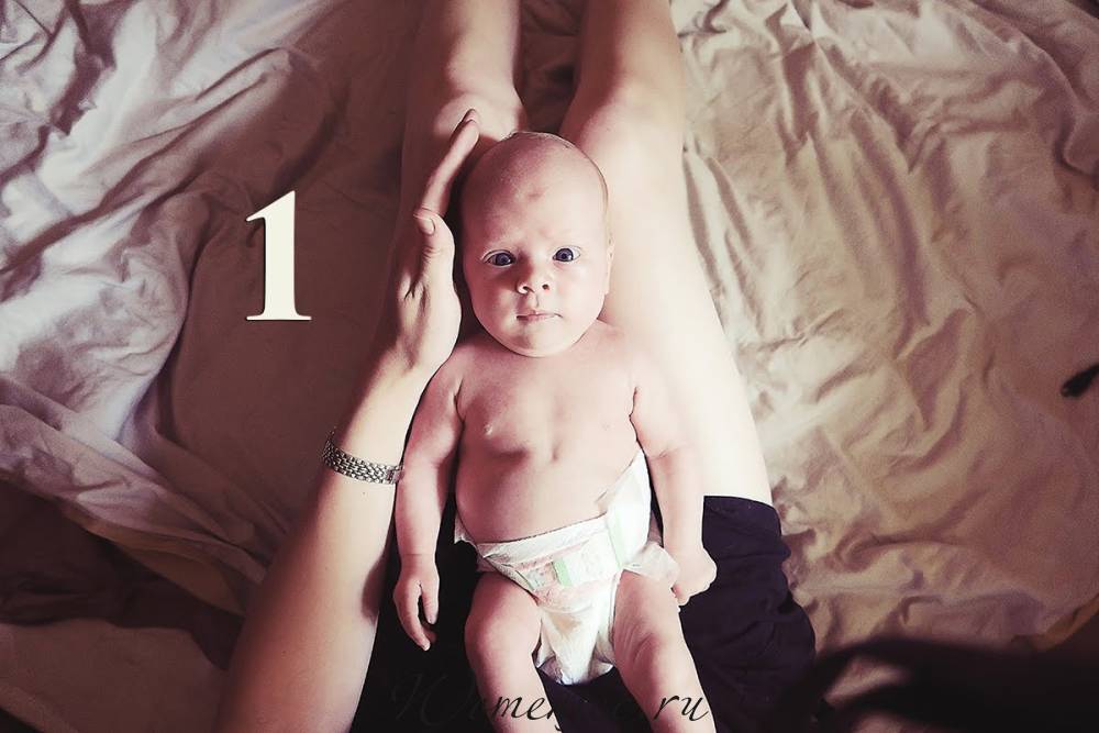 Ребенку один месяц и 7 дней его развитие